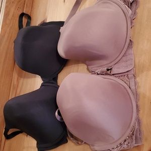 NWOT SET OF 2 Maidenform Sweet Nothings by Lilyette Padded Bras Size 40DD